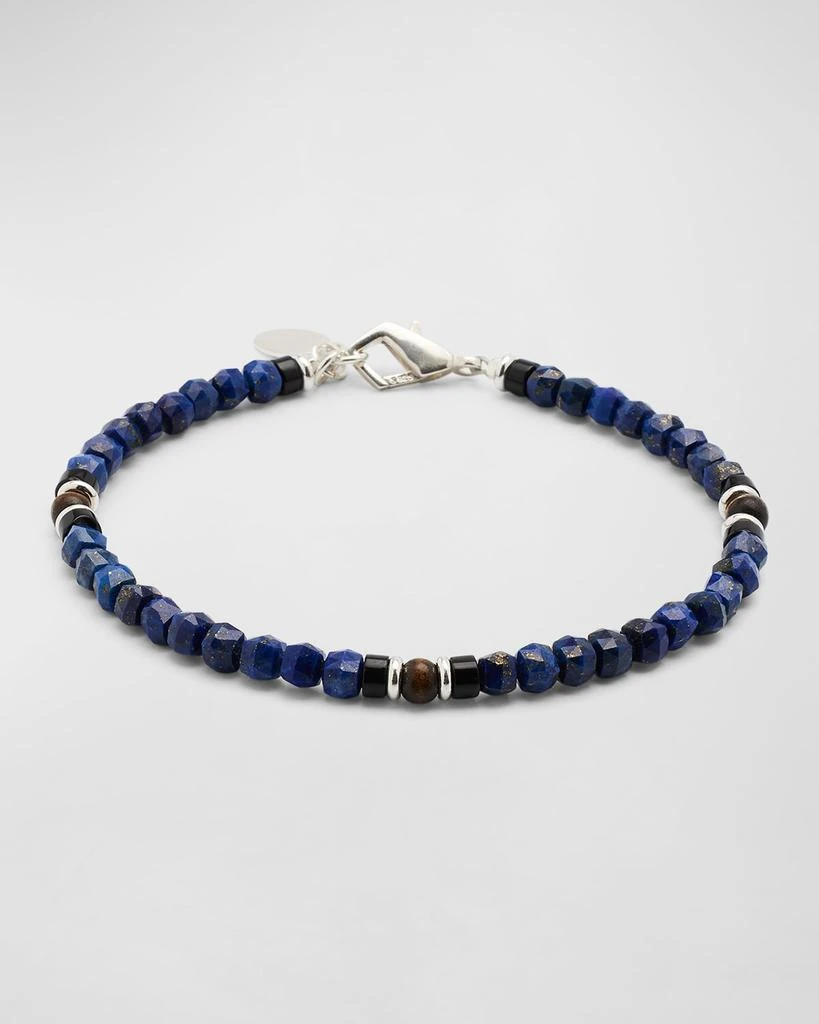 Jan Leslie Men's Gemstone Beaded Bracelet 1