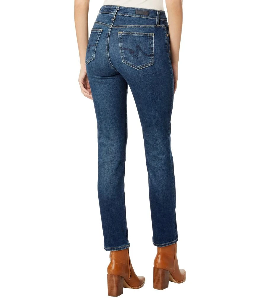 AG Jeans Mari High-Waist Slim Straight Leg Jeans in Queens 2