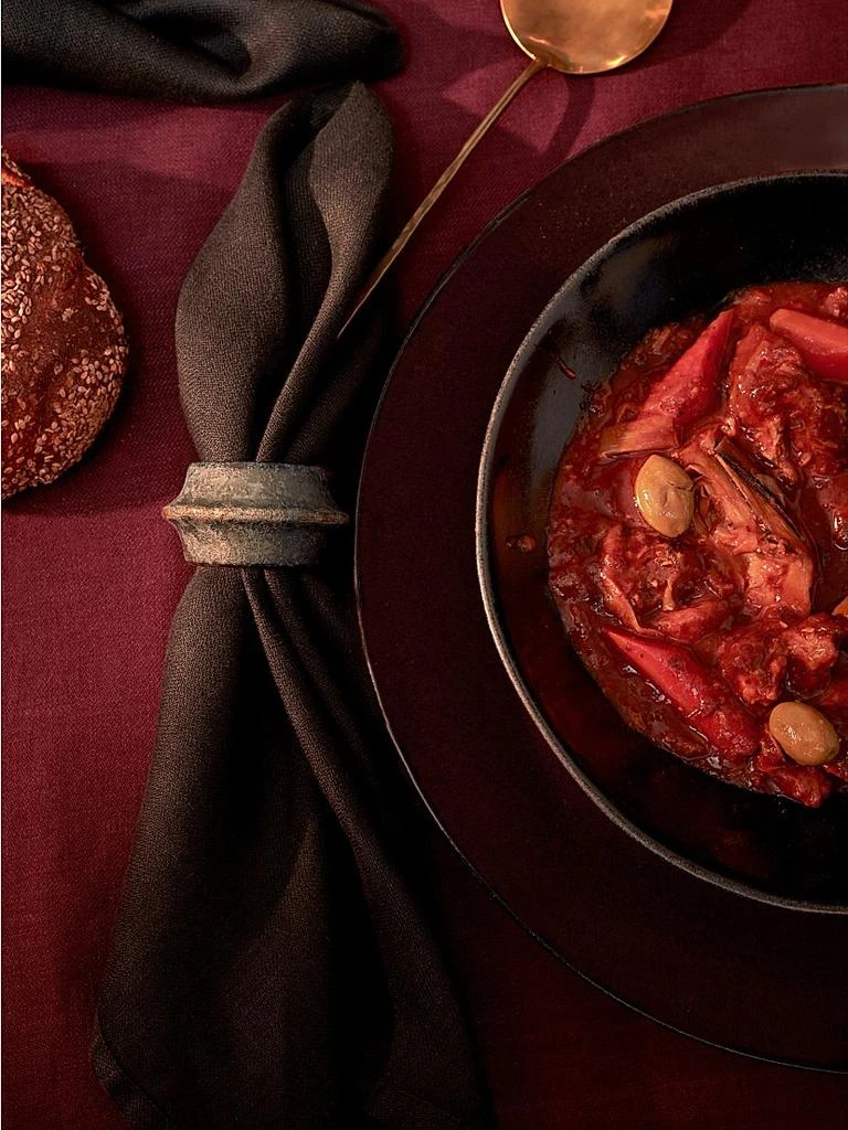 L
Objet Terra Leather Bread 
Butter Plate 3