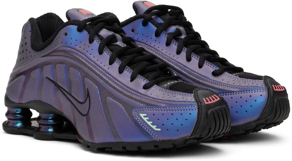NIKE Blue Shox R4 Sneakers 4