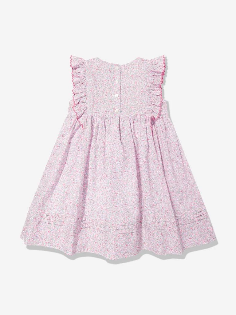 Sarah Louise Girls Floral Dress in Pink 2
