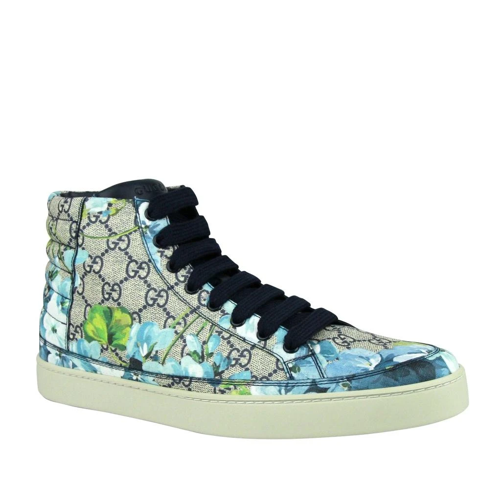 Gucci Men's Bloom Print Supreme GG  Canvas Hi Top Sneaker Shoes 1
