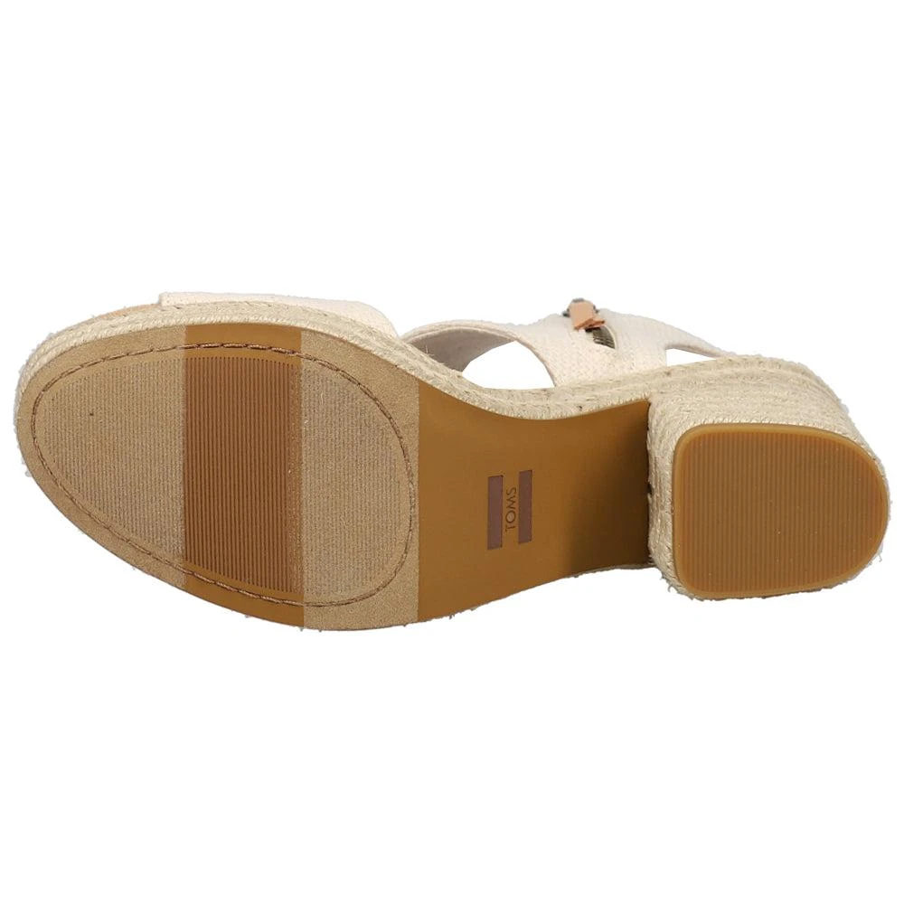TOMS Majorca Rope Block Heel Sandals 5