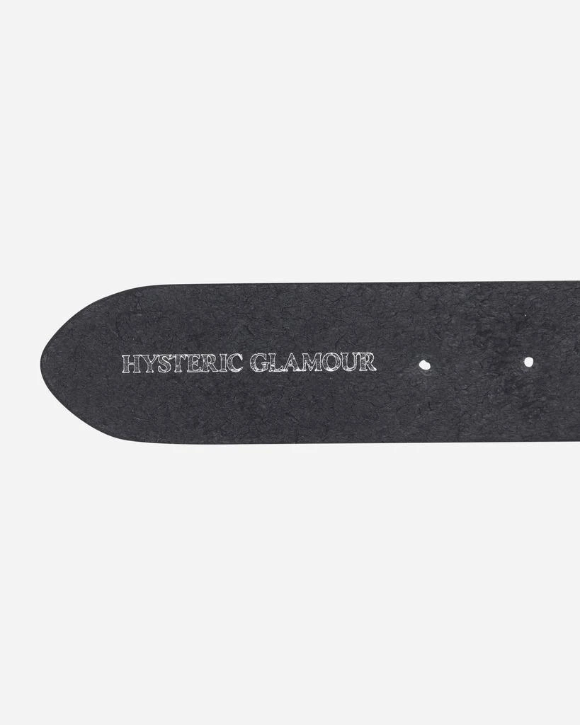Hysteric Glamour Hypnotized Logo Ring Leather Belt Black 6