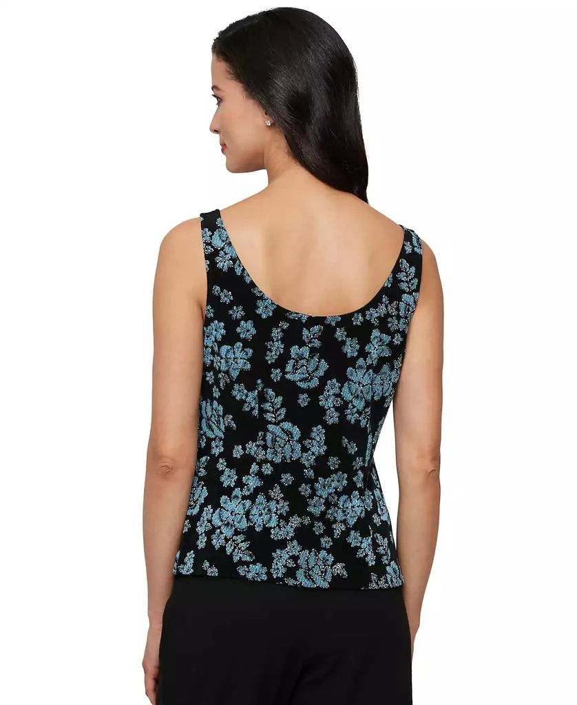 Alex Evenings Petite 3/4-Sleeve Glitter Twinset 4