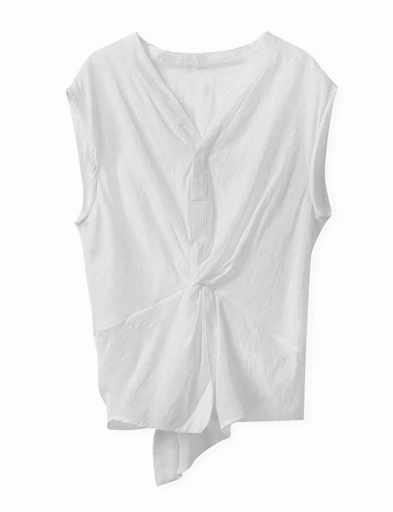 Pixie Market White Twist Front Top-PREORDER 4
