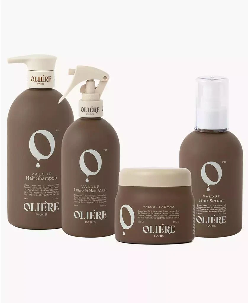 Oliere Paris Valour Smoothing Repairing Shine-Enhancing Hair Care Set