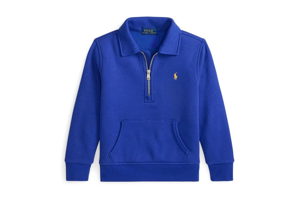 Ralph Lauren Fleece Quarter-Zip Pullover (Toddler/Little Kid)