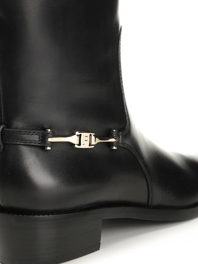 Salvatore Ferragamo Ferragamo F Buckle Knee Boots 5