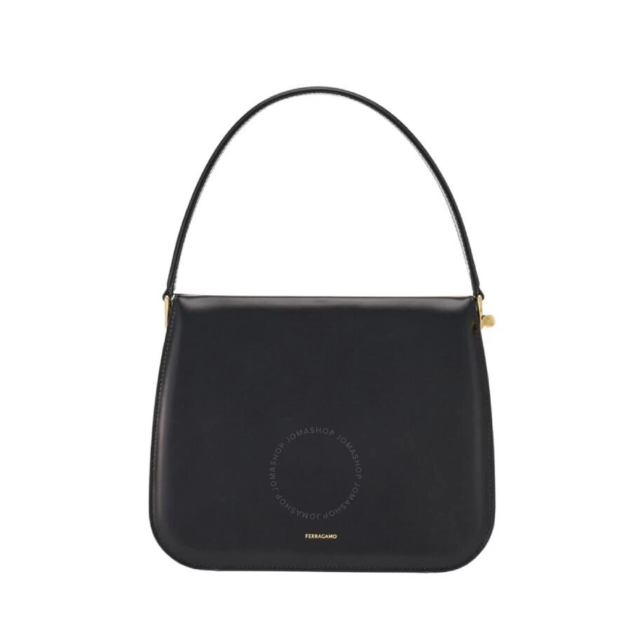 Salvatore Ferragamo Semi-Rigid Logo Printed Tote Bag 1