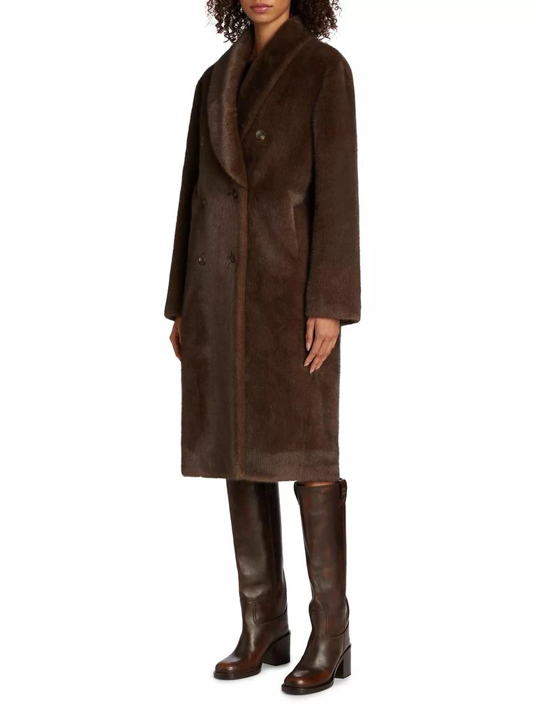Tahari Heritage Bianca Faux Fur Coat 4