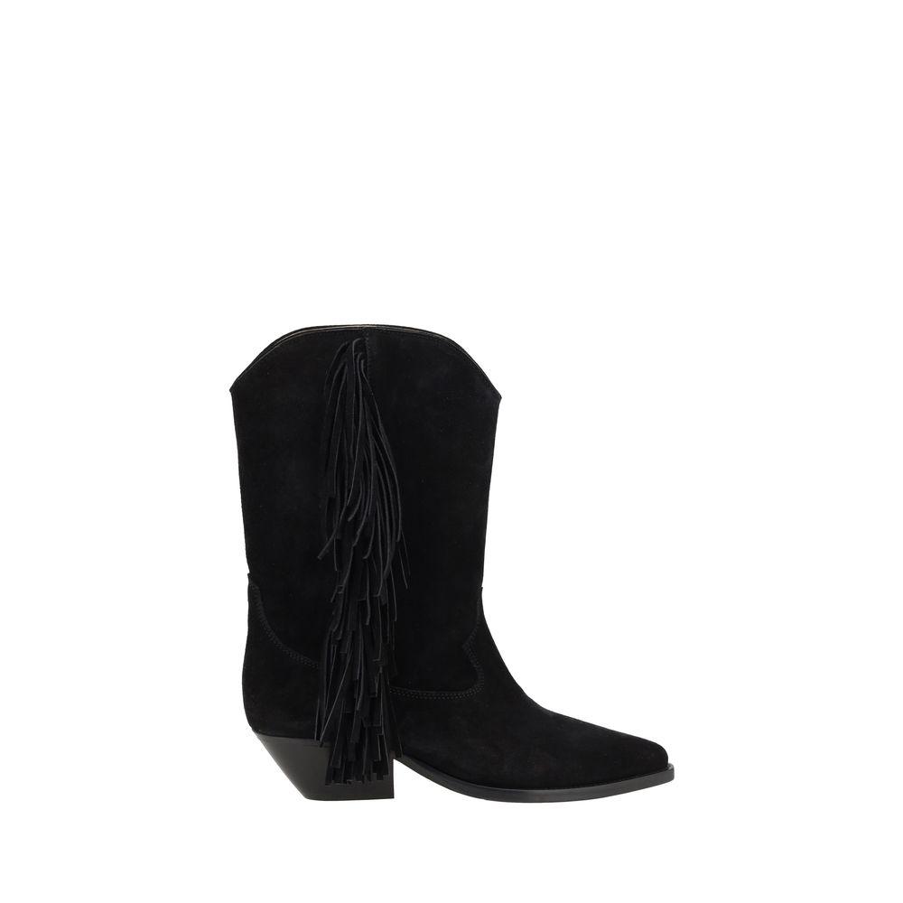 Isabel Marant Akson Gaucho High Heels Ankle Boots - Shoes