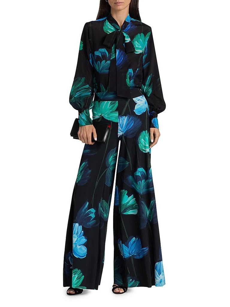 Chiara Boni Reni Silk Printed Chiffon Blouse 2