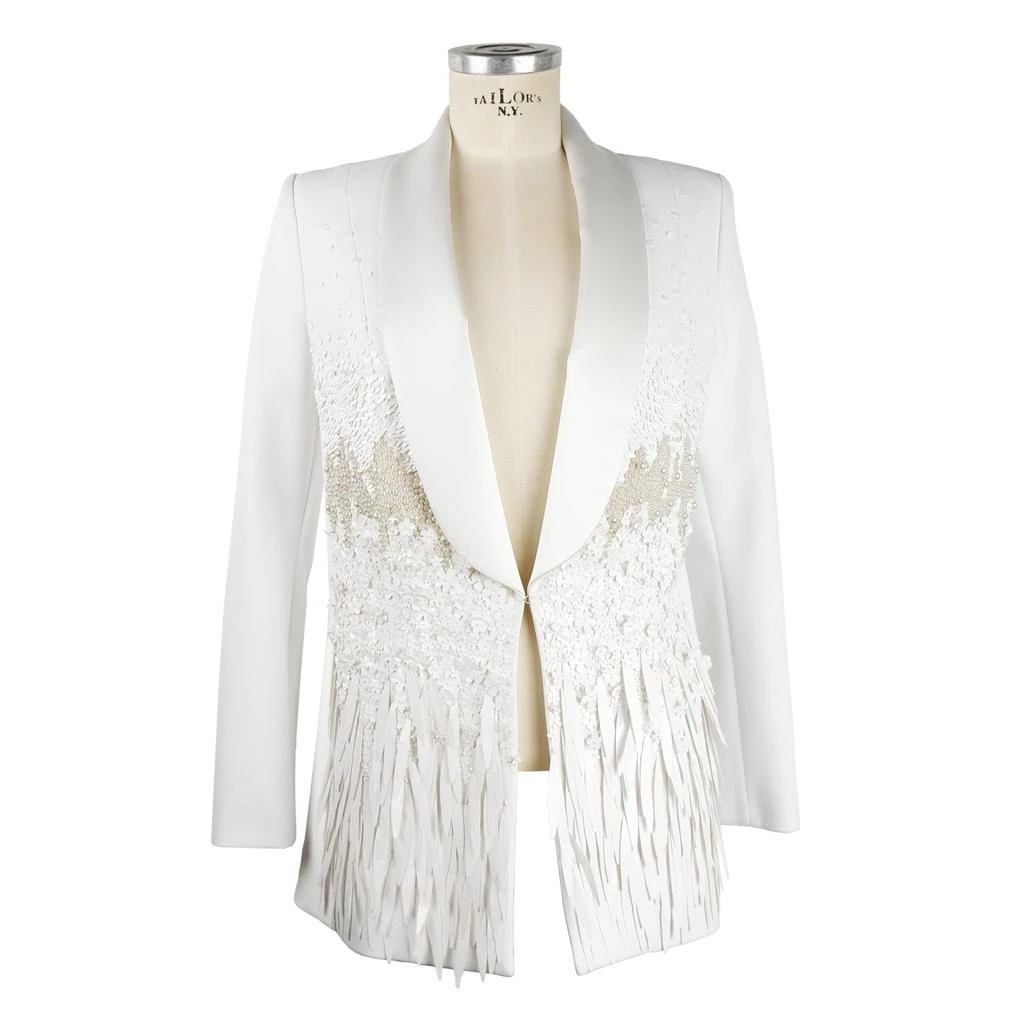 Elisabetta Franchi Elisabetta Franchi White Polyester Suits & Blazer 1