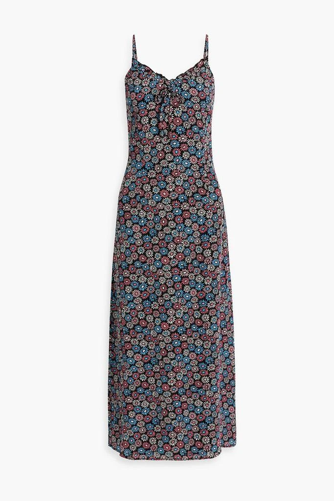 HVN Anika floral-print crepe de chine maxi dress 1