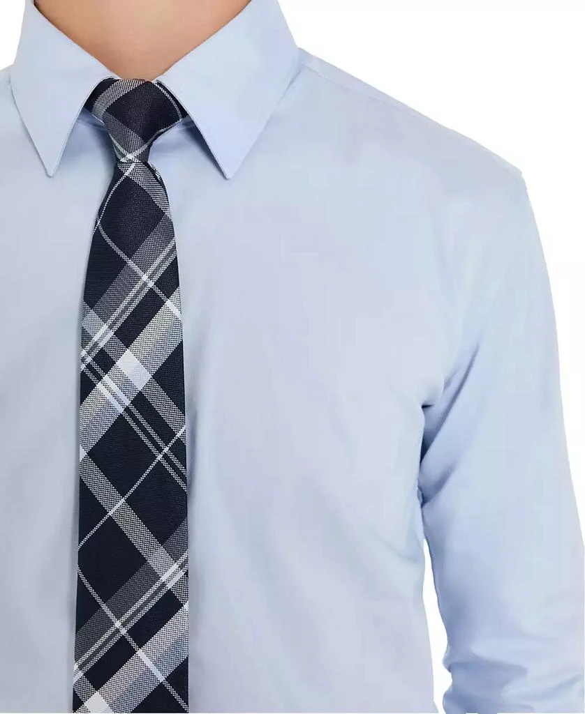 Kenneth Cole Big Boys Solid Classic Shirt and Tie Set 2