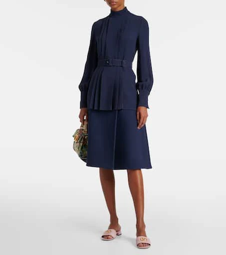 Valentino VLogo leather slides 3