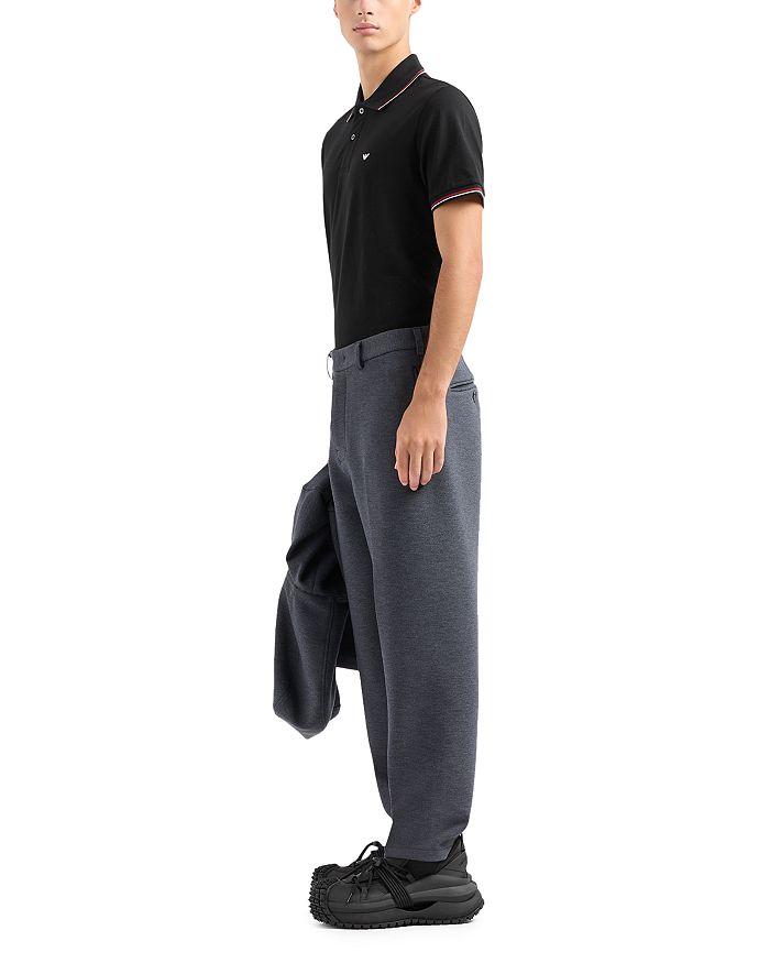Emporio Armani Tipped Stretch Short Sleeve Polo Shirt