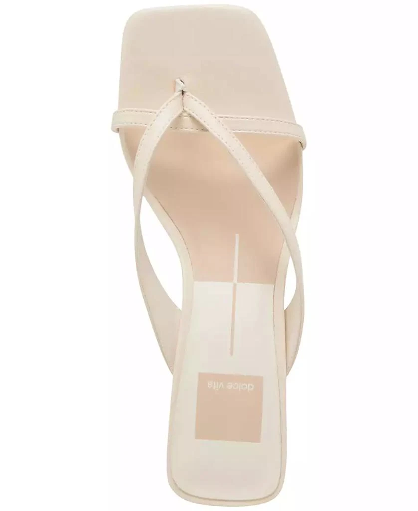Dolce Vita Women's Brevel Thong Low Block Heel Dress Sandals 4