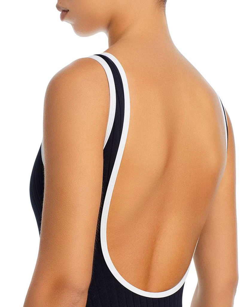 Solid 
Striped The Annemarie One Piece Swimsuit 3
