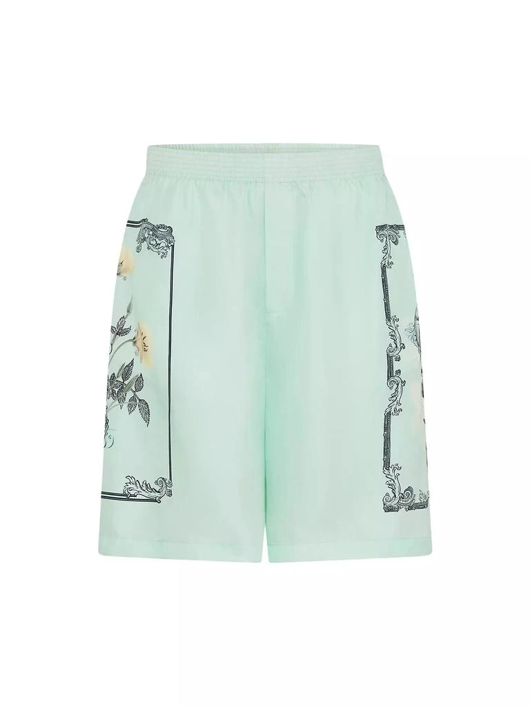 Camilla Floral Silk Shorts 1