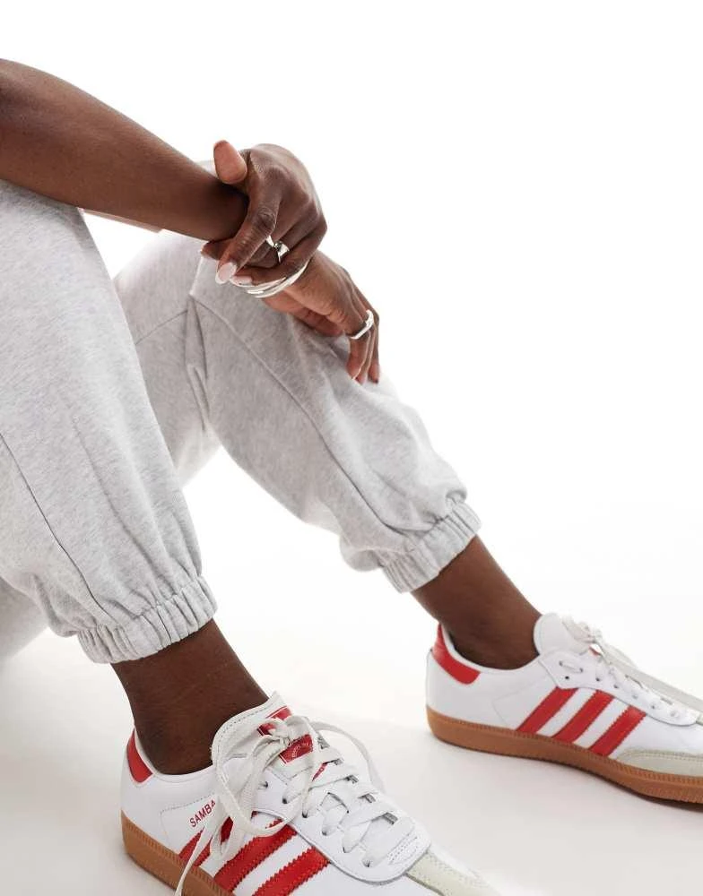 Bershka Bershka joggers in grey 2