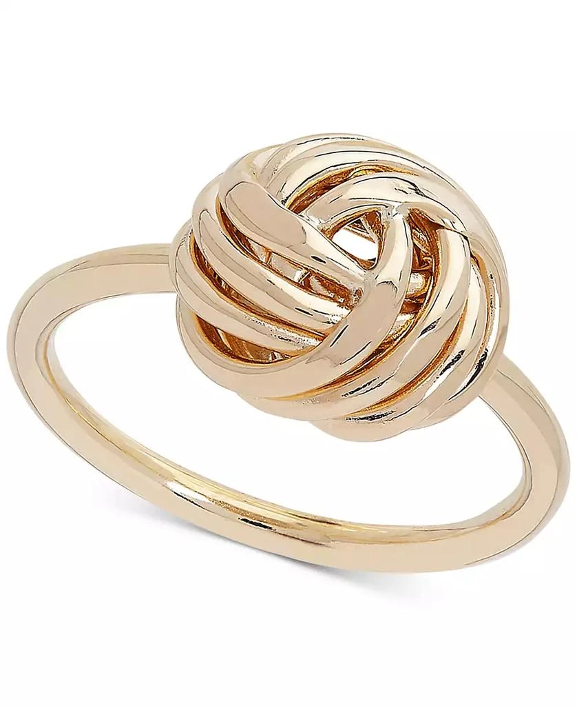 Italian Gold Love Knot Ring in 14k Gold