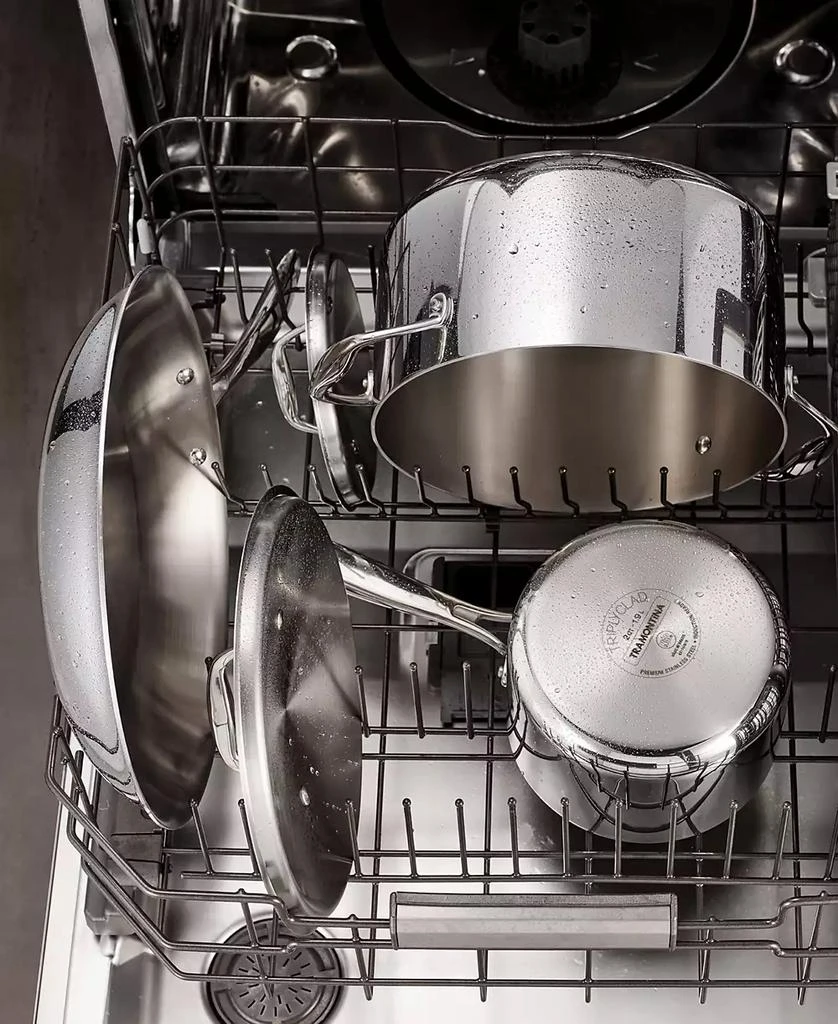 Tramontina Tri-Ply Clad Stainless Steel 6-Qt. Covered Deep Sauté Pan 7