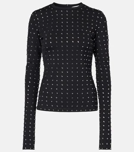 Max Mara Negus crystal-embellished top 1