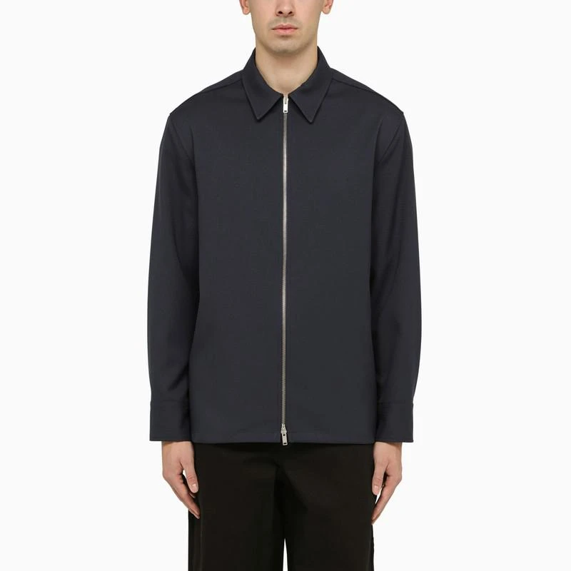 Jil Sander  BLUE SHIRT JACKET WITH ZIP 1