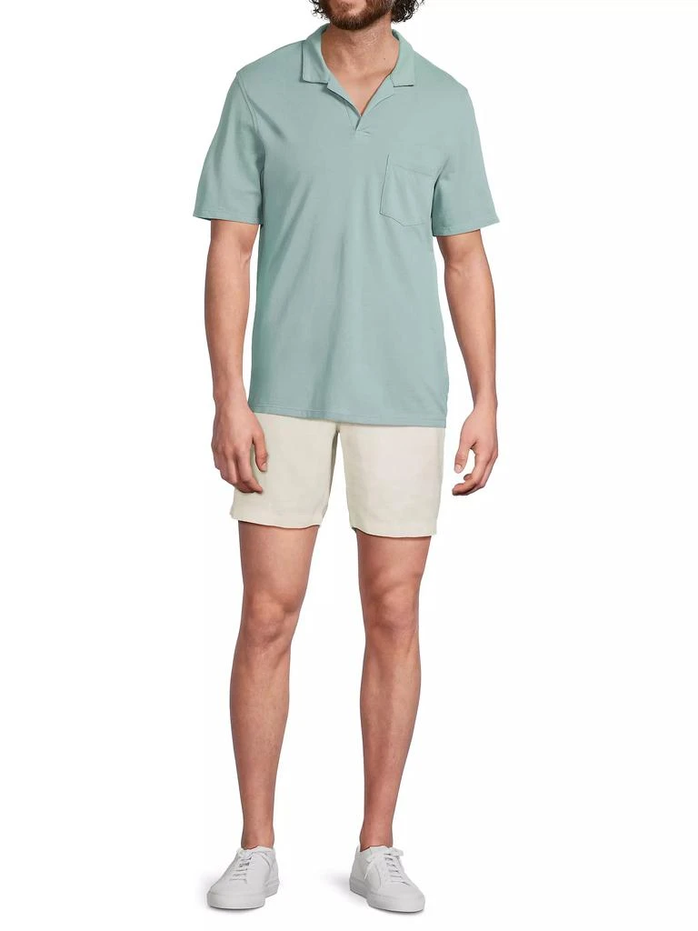 Onia Johnny Collar Pique Cotton Polo Shirt 2