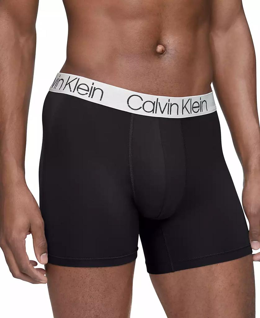 Calvin Klein Men's 3-Pack Chromatic Microfiber Boxer Brief Underwear
