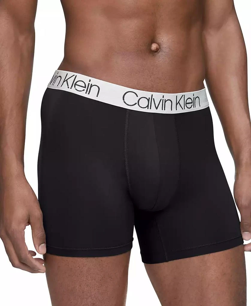 Calvin Klein Men's 3-Pack Chromatic Microfiber Boxer Brief Underwear 2