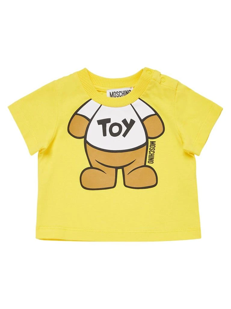 MOSCHINO Cotton Jersey T-shirt 1