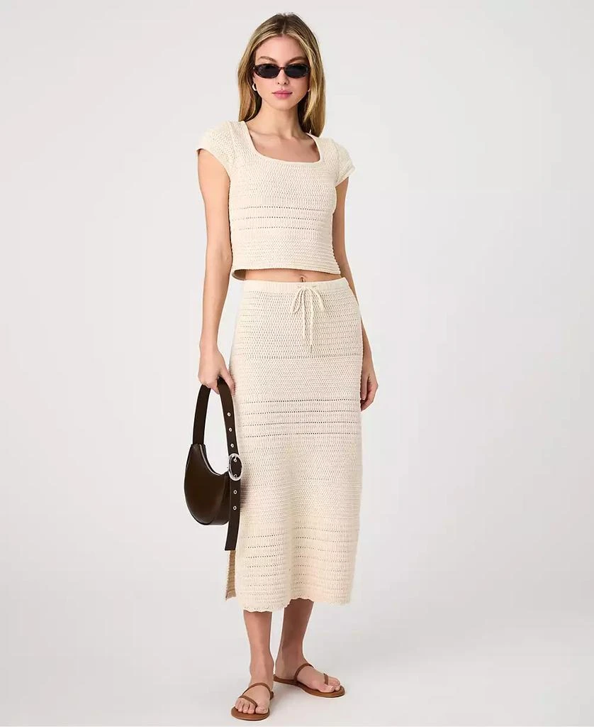 French Connection Women's Nellis Cotton Collage Short Sleeve Top 6