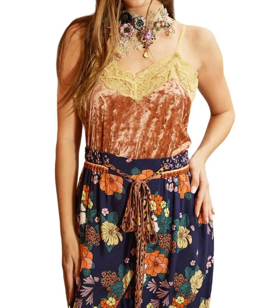 ARATTA Amelia Pants In Night Floral 3
