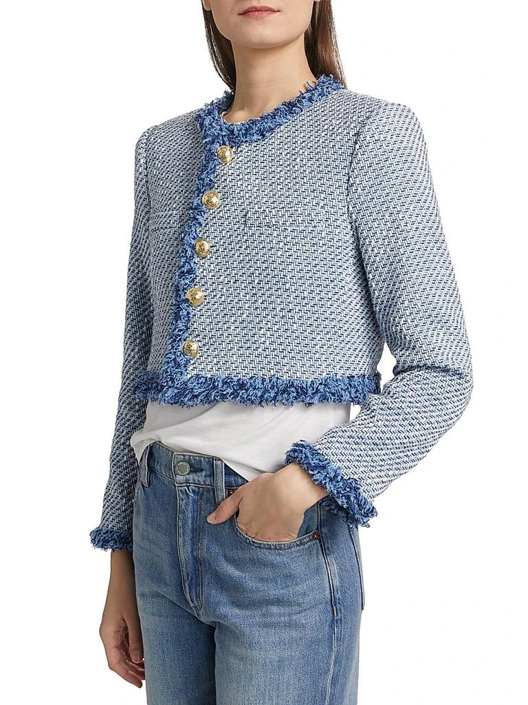 Derek Lam Asuka Cropped Fringe Jacket 4
