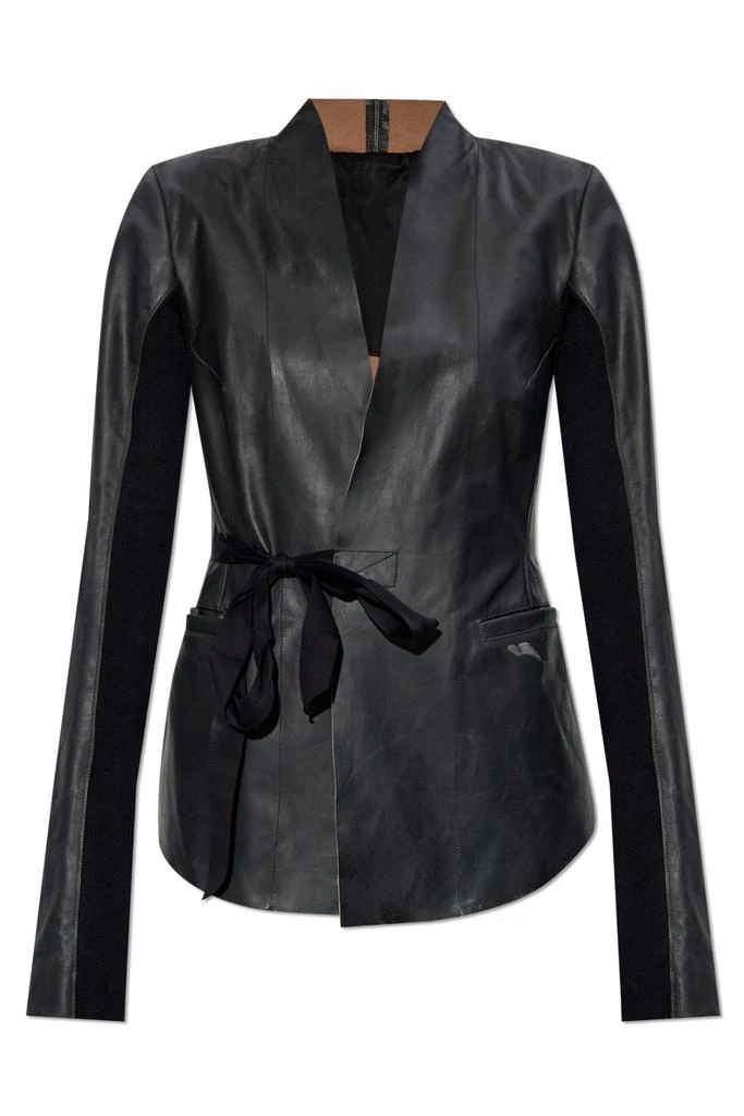Rick Owens Rick Owens V-Neck Belted Jacket 1