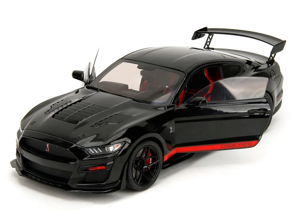 Jada Shelby GT500 "Code Red" Black with Red Stripes "Pink Slips" Series 1/18 Diecast Model Car by 2