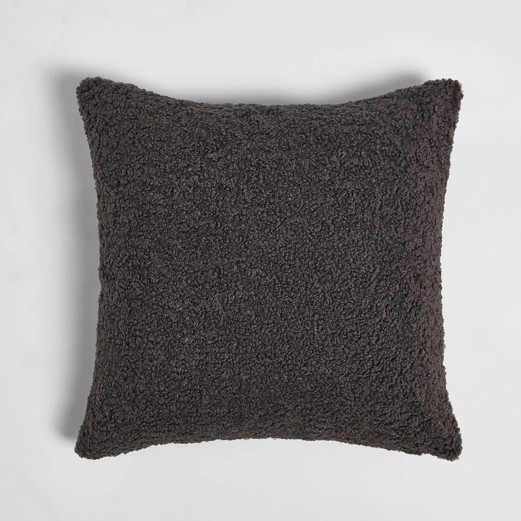 in homeware Faux Sheep Skin Cushion - Charcoal - 50x50cm 1