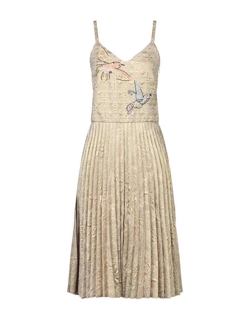 RED Valentino Pussy-bow tiered glittered tulle mini dress