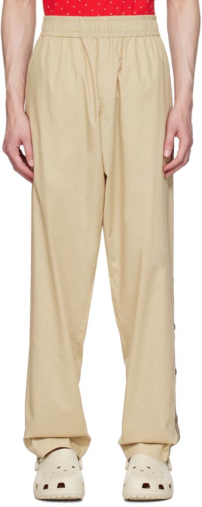 chloe nardin BUTTONED TRACK PANTS