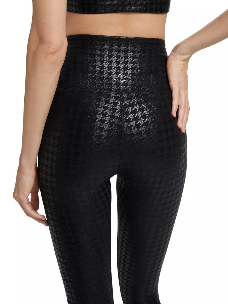 Beyond yoga Caught In The Midi Houndstooth High-Waist Leggings 6