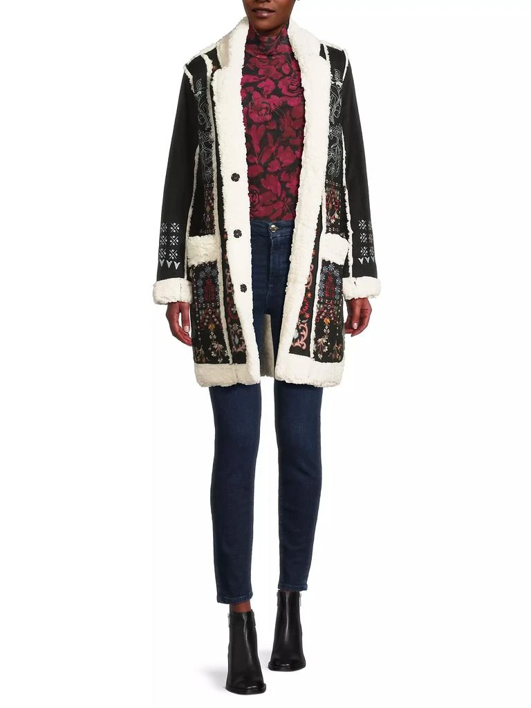 Johnny Was Lori Faux Suede Sherpa Jacket 2