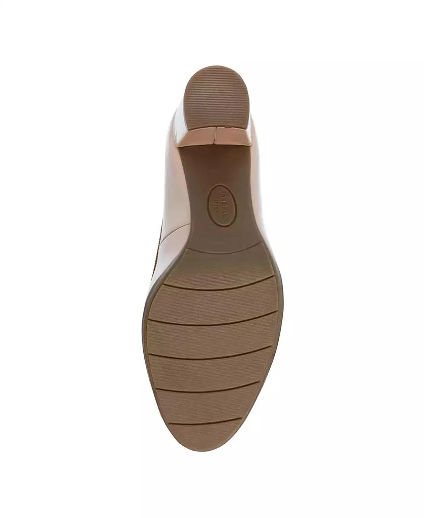 Anne Klein Women's Castana Round Toe Block Heel Pumps 7