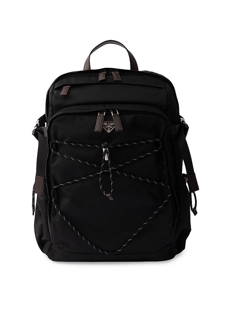 Prada Re-Nylon and Leather Backpack