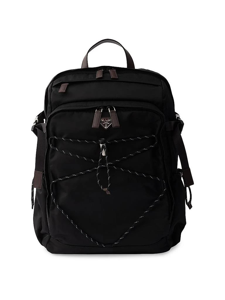Prada Re-Nylon and Leather Backpack 1