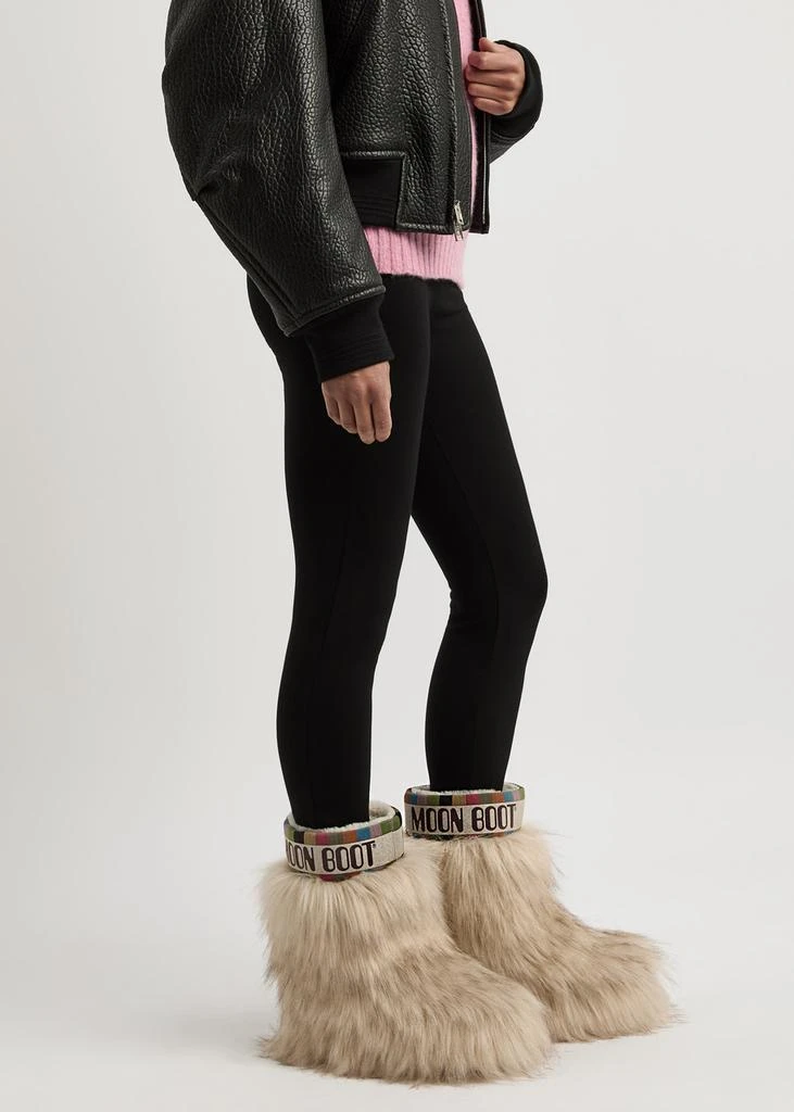 Moon Boot Icon Yeti faux-fur snow boots 5