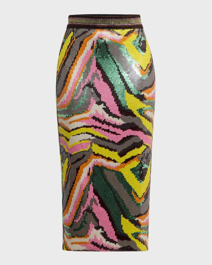 Le Superbe Pop Art Liza Sequined Skirt 1