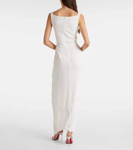 Vivienne Westwood Panther gathered asymmetric maxi dress 3